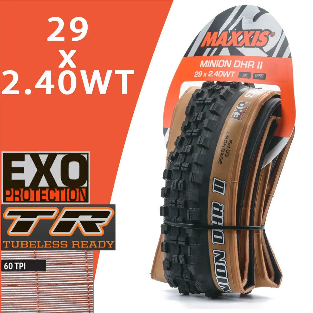 MAXXIS MINION DHR II Tubeless MTB Tire for All Sizes