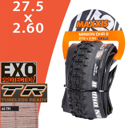 MAXXIS MINION DHR II Tubeless MTB Tire for All Sizes