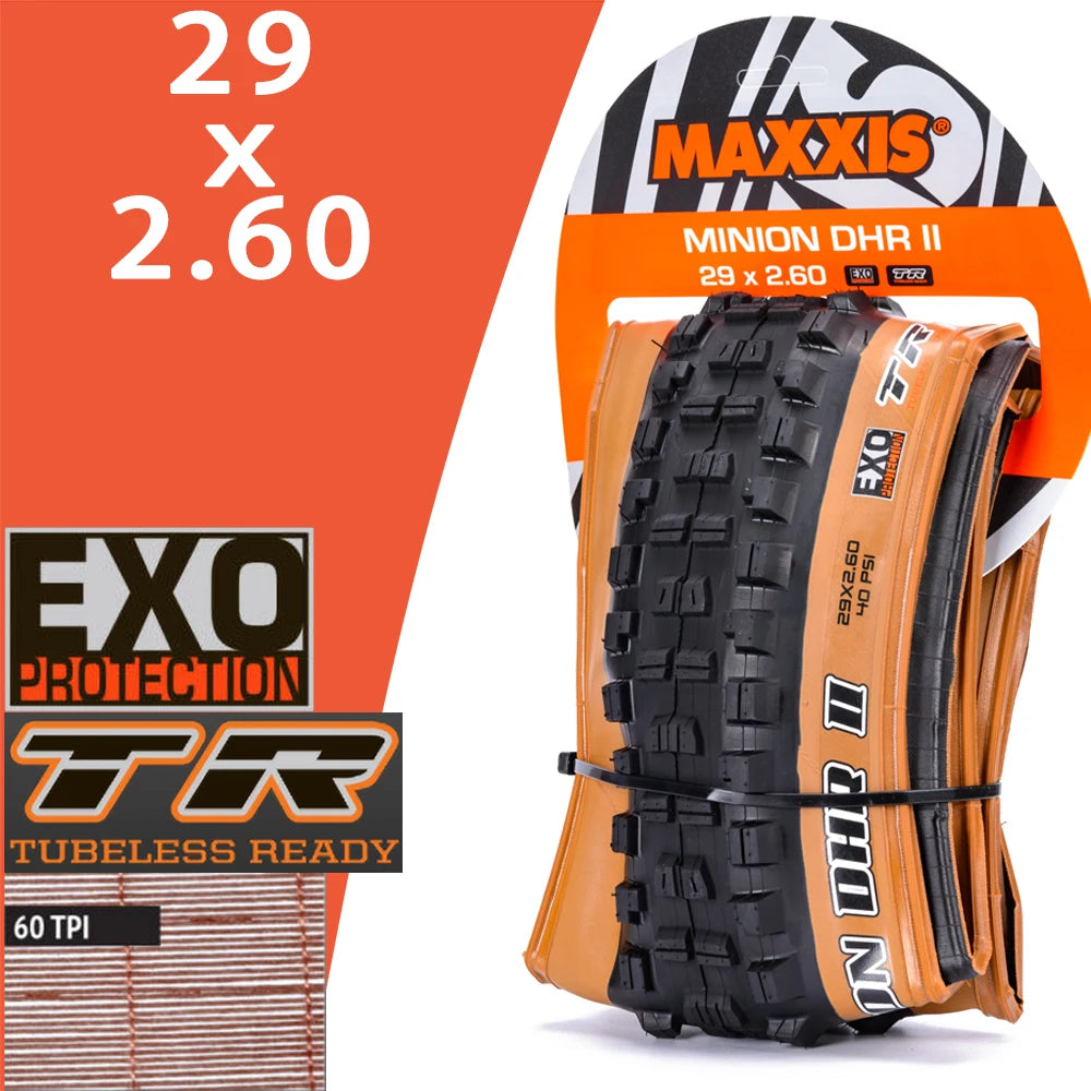 MAXXIS MINION DHR II Tubeless MTB Tire for All Sizes