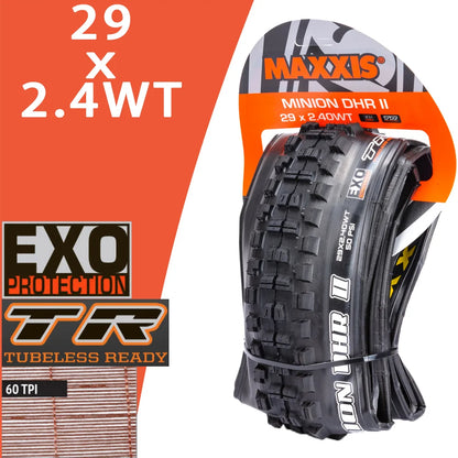 MAXXIS MINION DHR II Tubeless MTB Tire for All Sizes