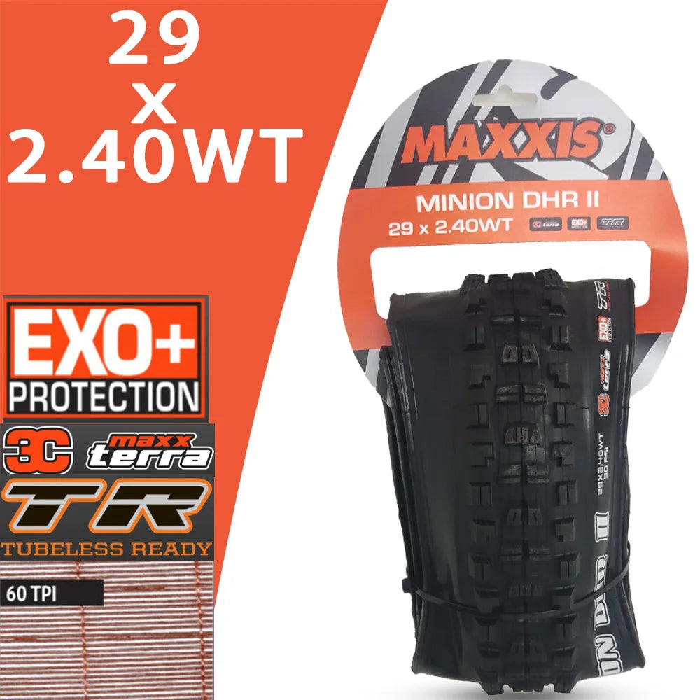 MAXXIS MINION DHR II Tubeless MTB Tire for All Sizes