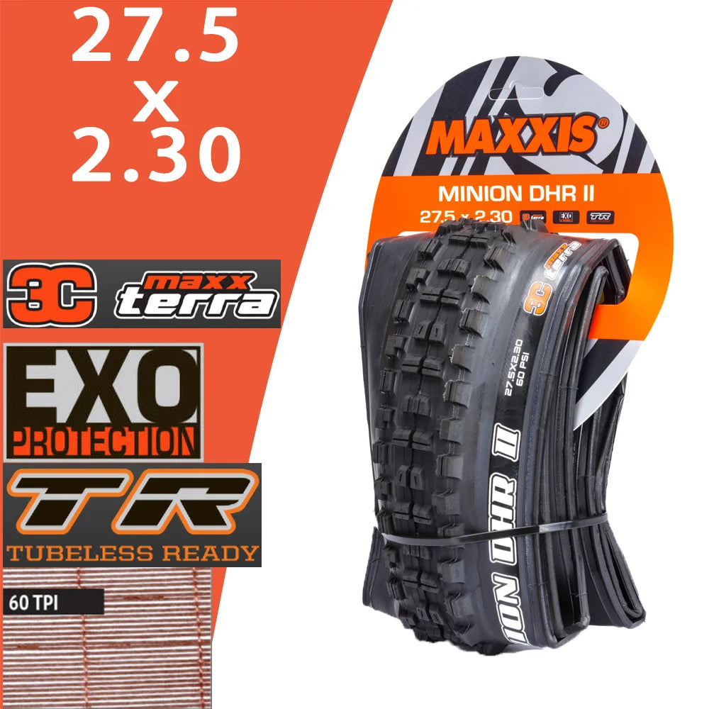 MAXXIS MINION DHR II Tubeless MTB Tire for All Sizes