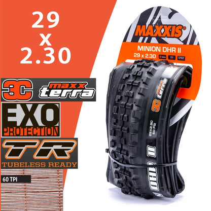 MAXXIS MINION DHR II Tubeless MTB Tire for All Sizes