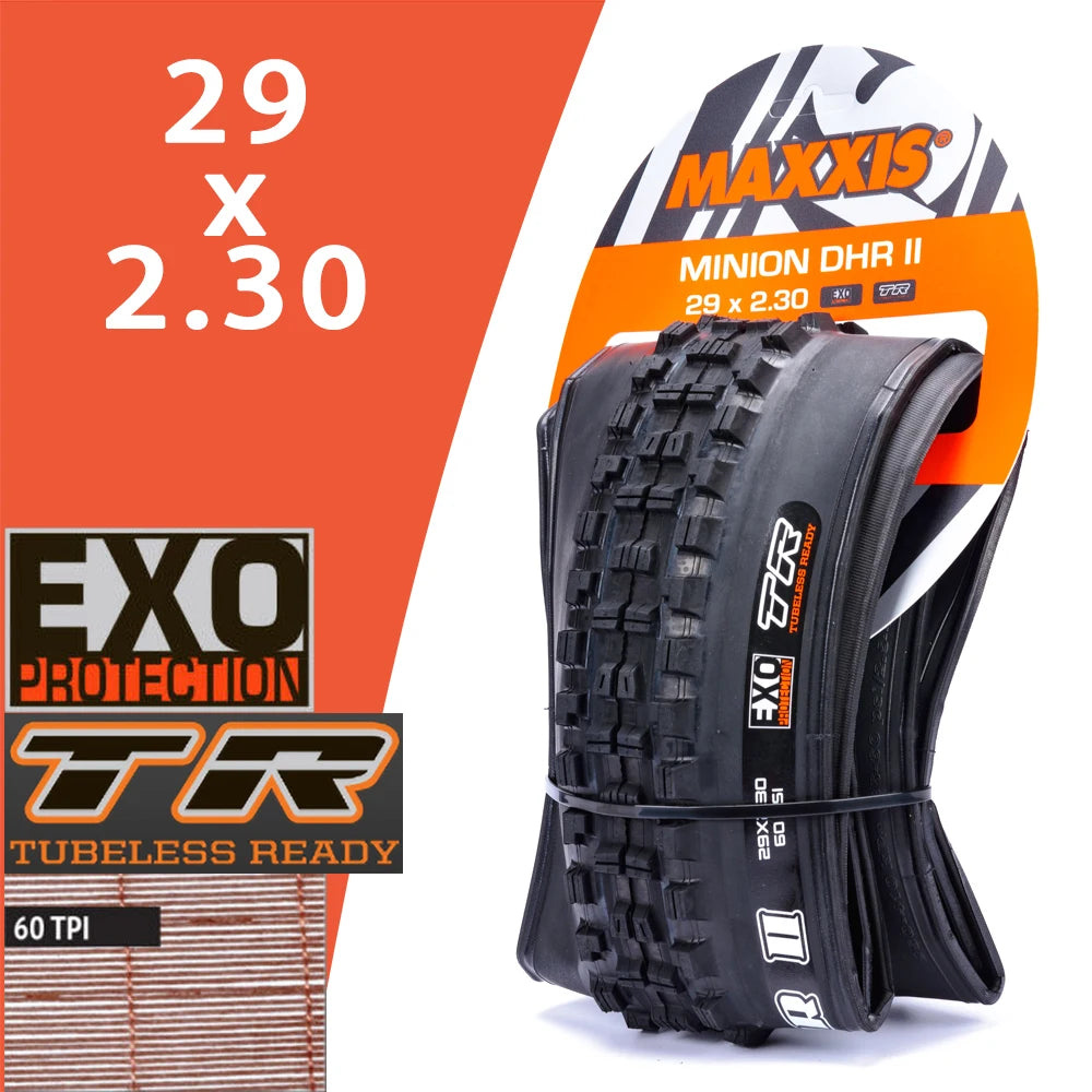 MAXXIS MINION DHR II Tubeless MTB Tire for All Sizes